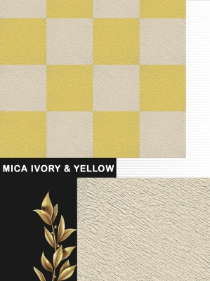 Mica Ivory And Yellow