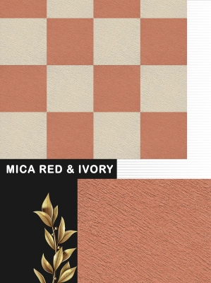 Mica Red And Ivory