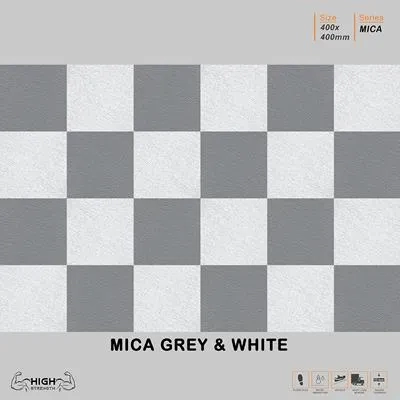 Mica Grey And White