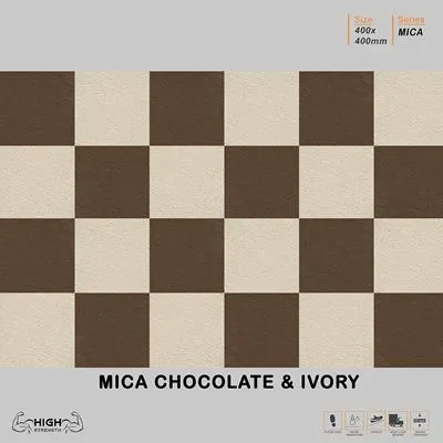 Mica Chocolate And Ivory