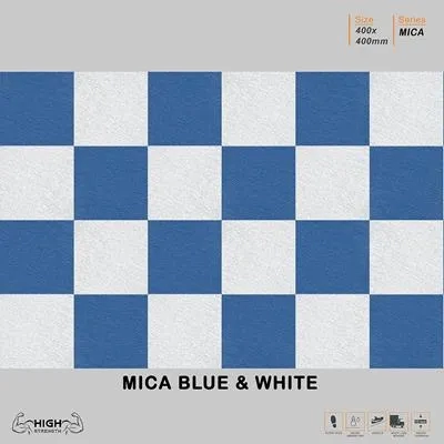 Mica Blue And White