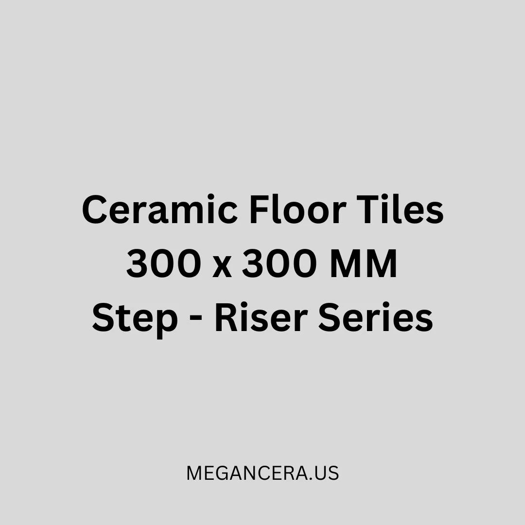 Ceramic Floor Tiles – 300x300 MM Step- Riser Series