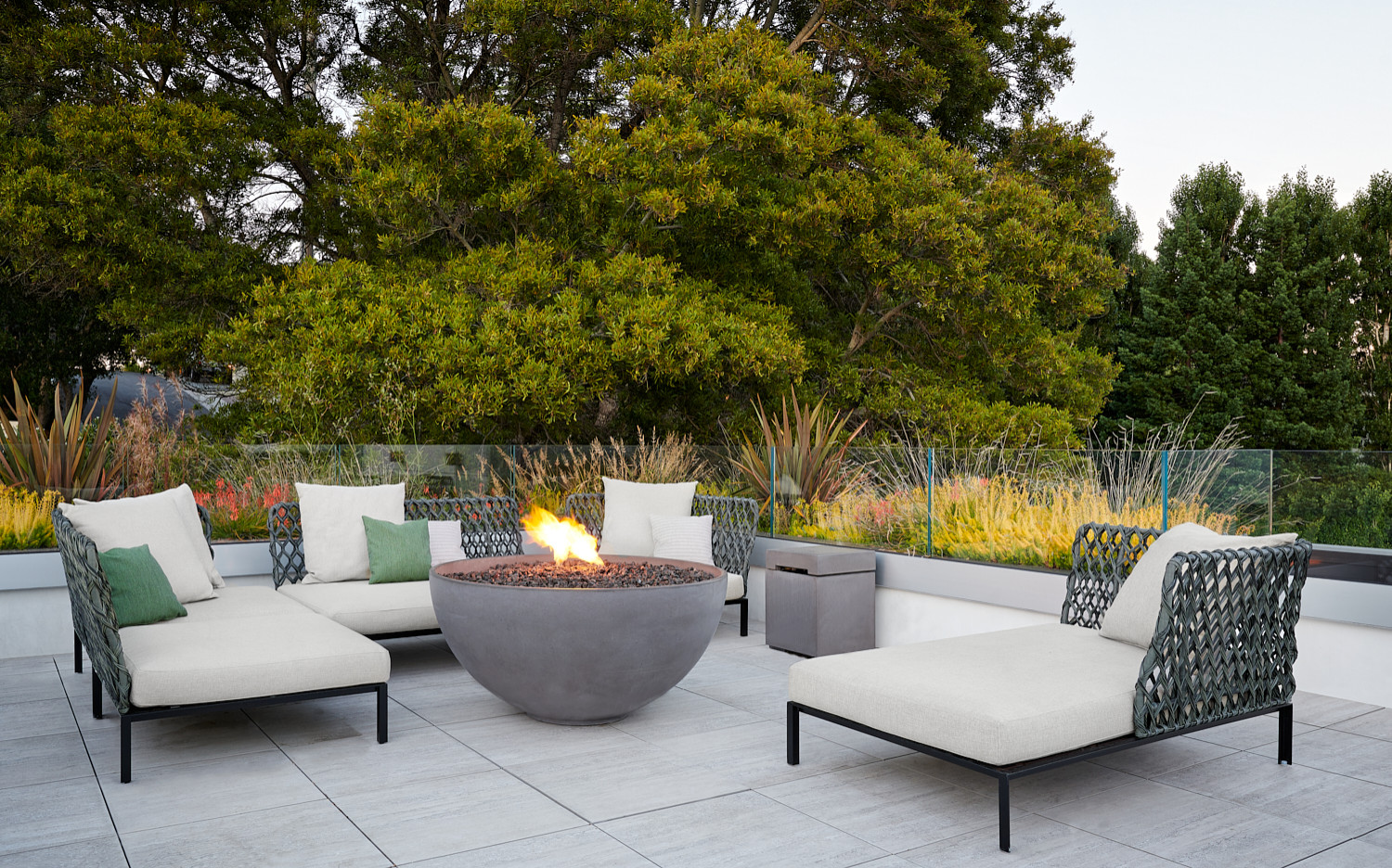 Outdoor Fire Pit Zones 