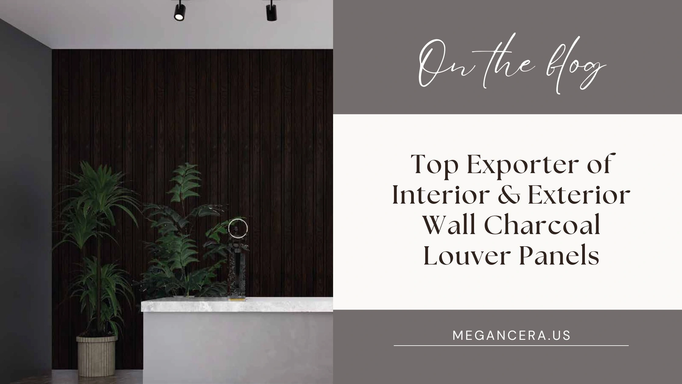 Top Exporter of Interior & Exterior Wall Charcoal Louver Panels